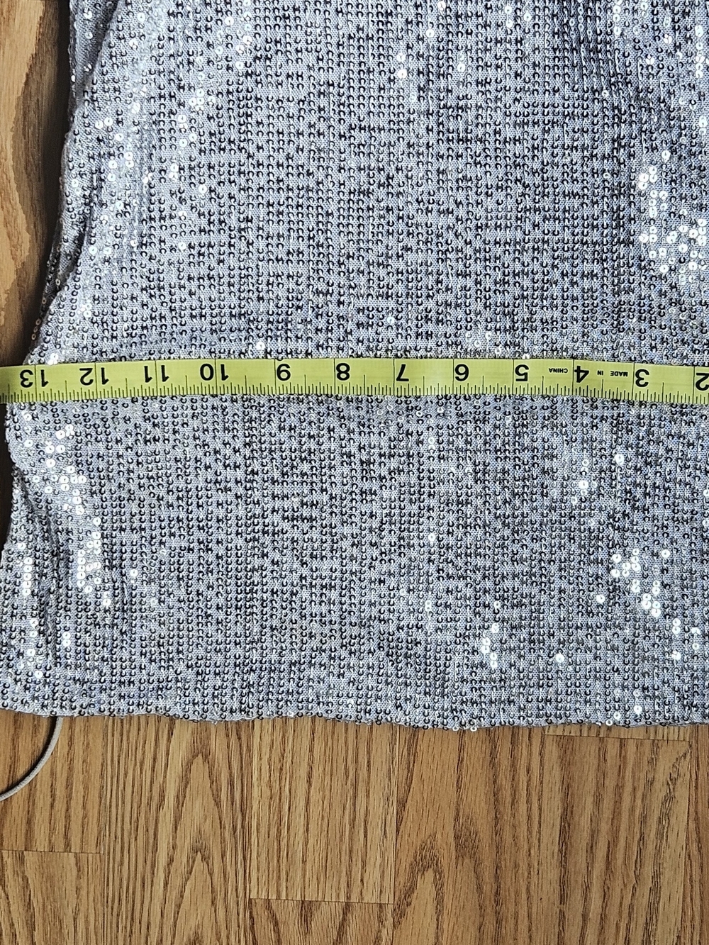 Bluesteel Silver Sequin Cowl Neck Mini Dress Size P / XS Party Night Out Holiday - Picture 12 of 16